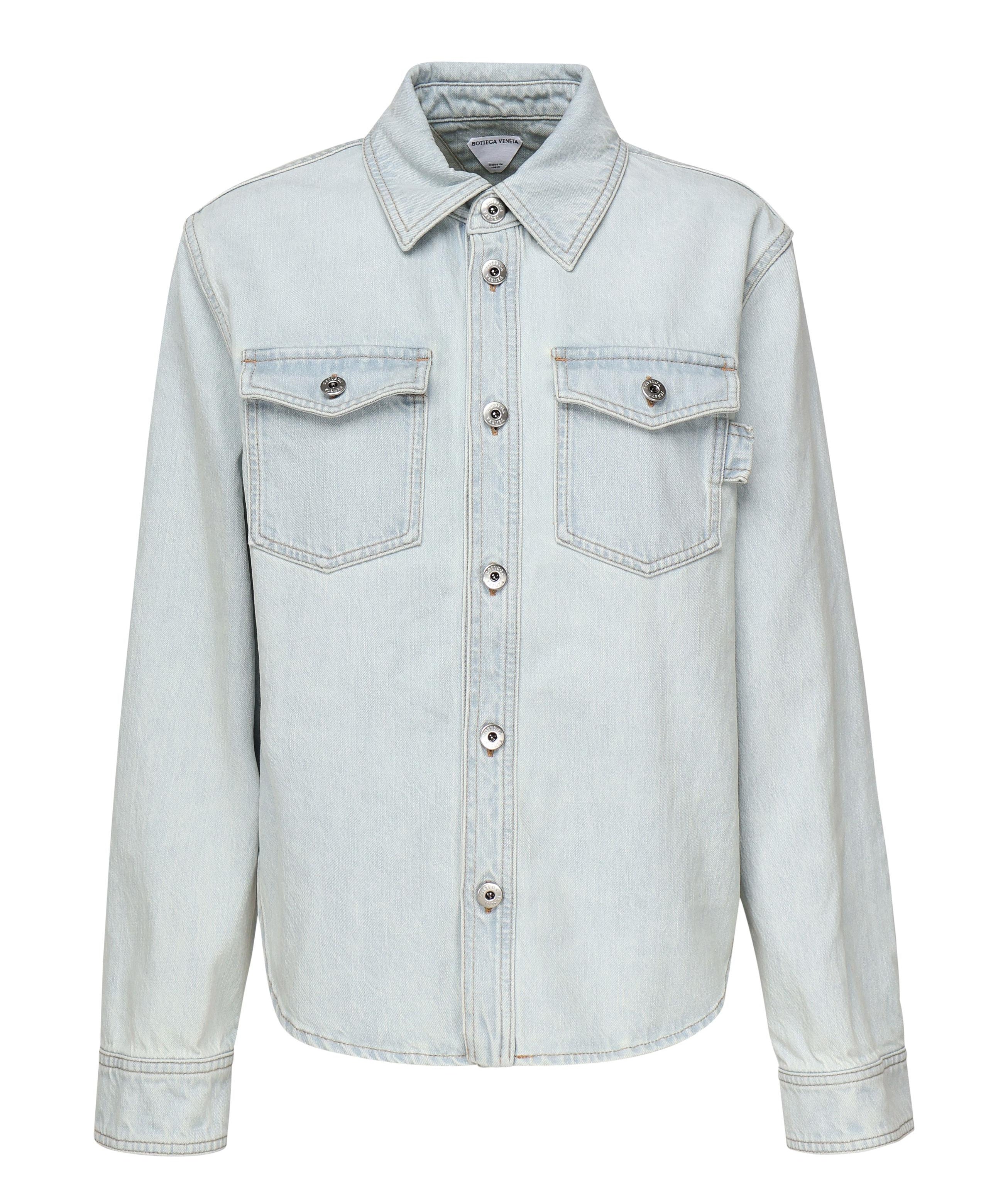 Camicia in denim Extra Bleach 813498 V4ZR04132 BOTTEGA VENETA 