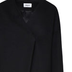 Cappotto con taglio geometrico MMD904 NERO MARIUCCIA Milano 
