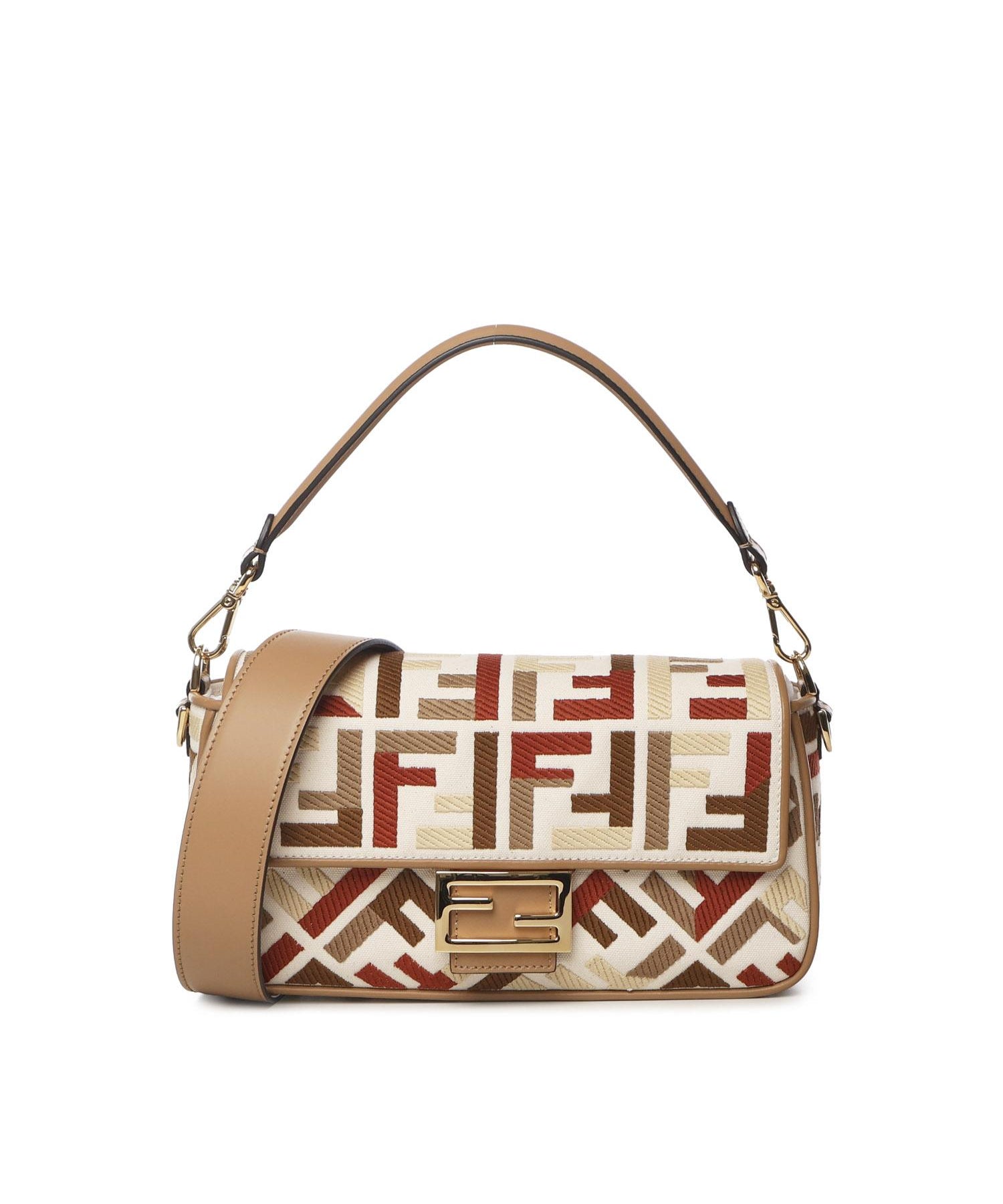 Borsa Baguette in canvas FF Jacquard 8BR600 AYDFF1TVK FENDI 