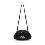 Borsa a tracolla in pelle<BR/> JC4286PP0MKK0 000 LOVE MOSCHINO 