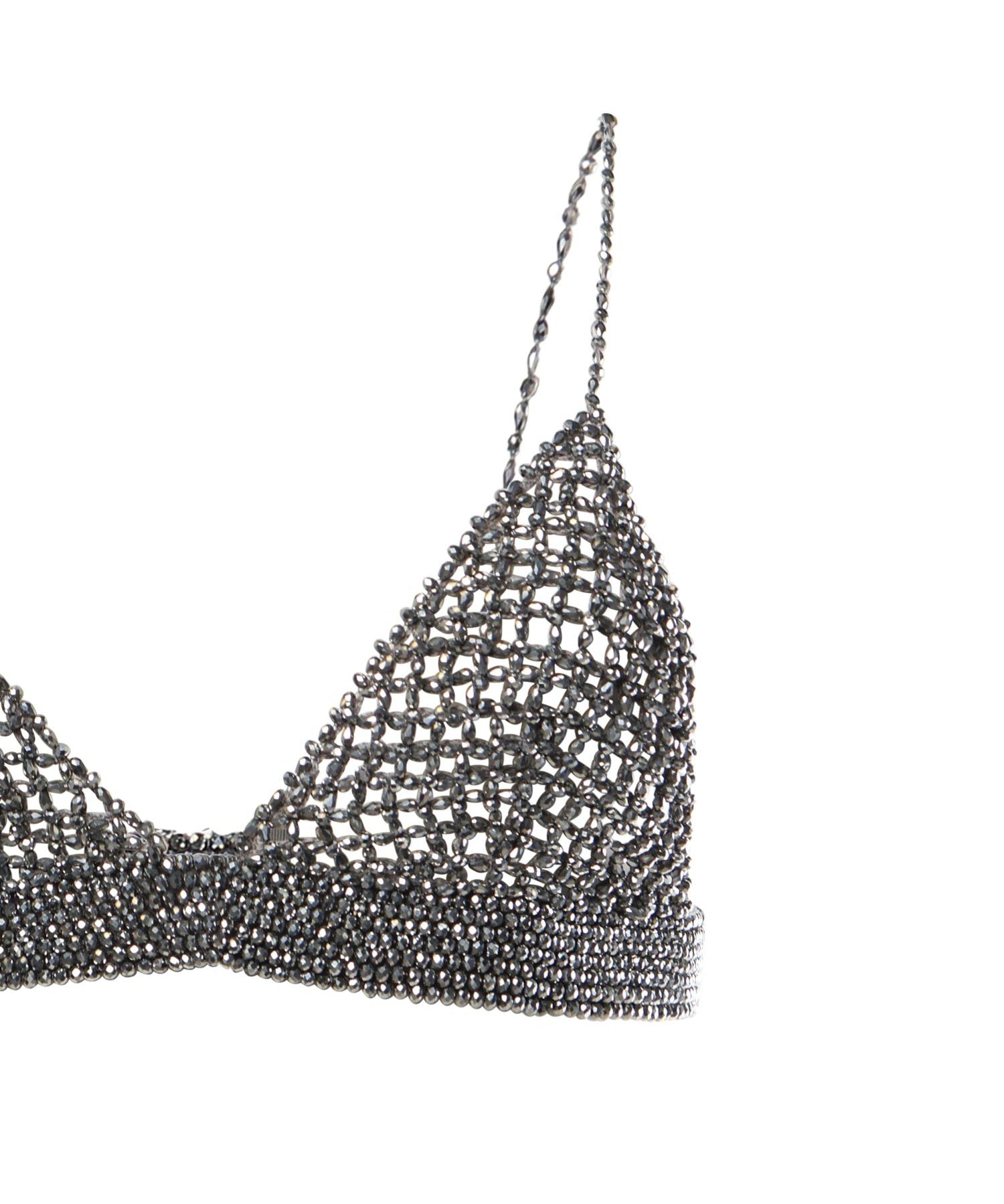 Top con cristalli GWP02270 P00197570352 GOLDEN GOOSE 