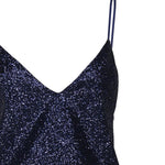 Abito Luce con piume ABITO LUCE -BLUE THE ARCHIVIA 
