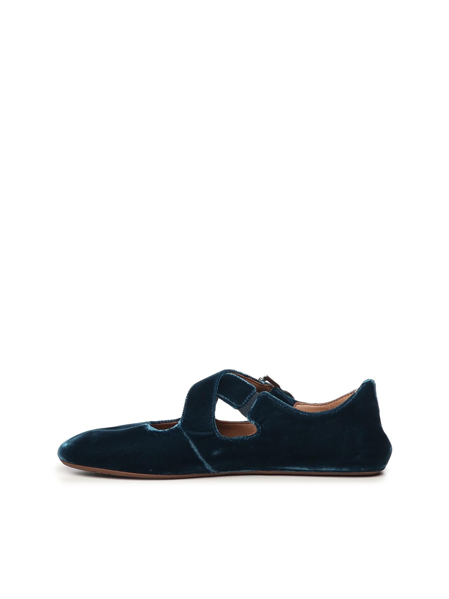 Ballerine flat in cavallino AA3A046A014 683 ALAIA 