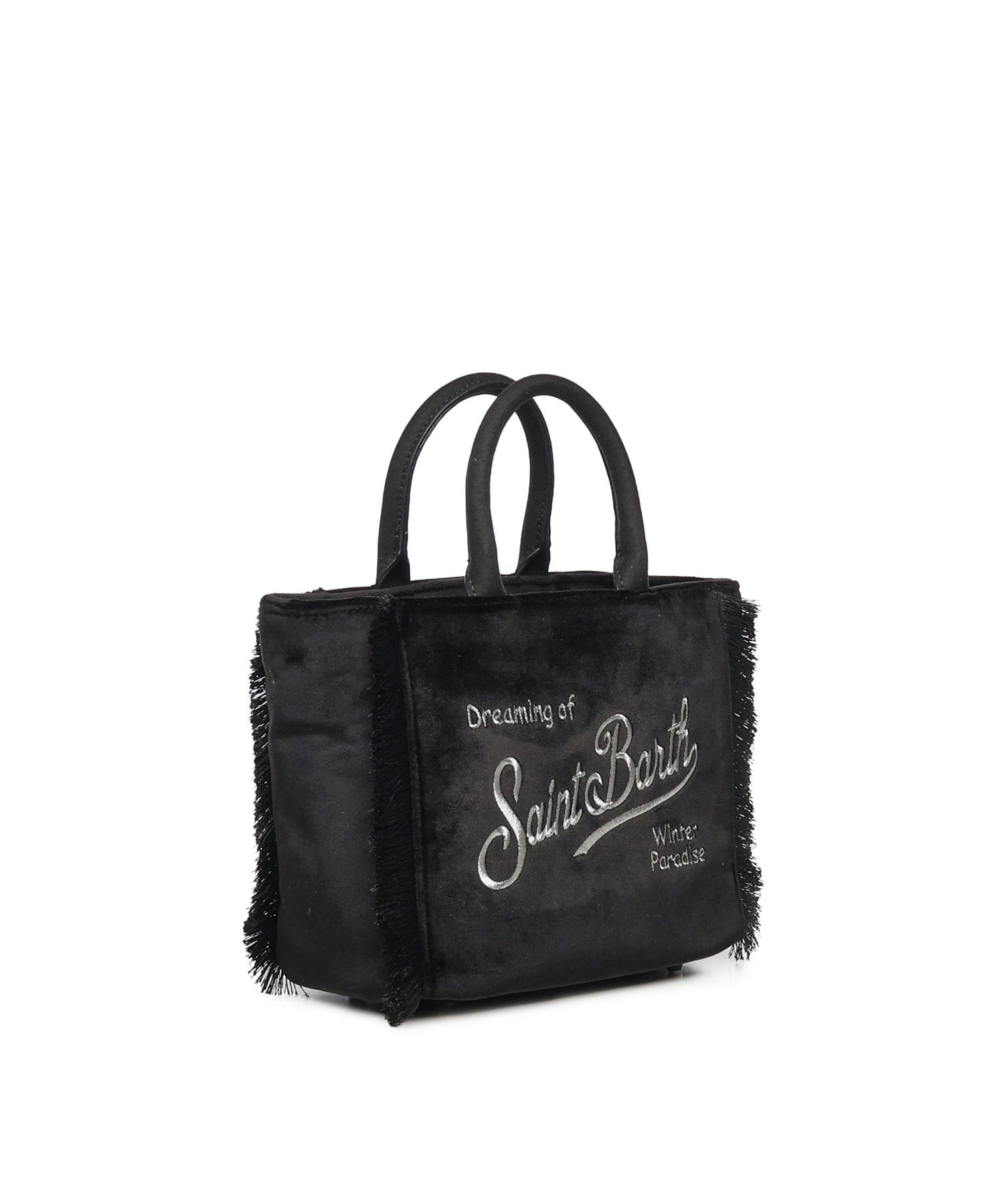 Mini bag Vanity velvet con logo VAMI027 00207I MC2 SAINT BARTH 
