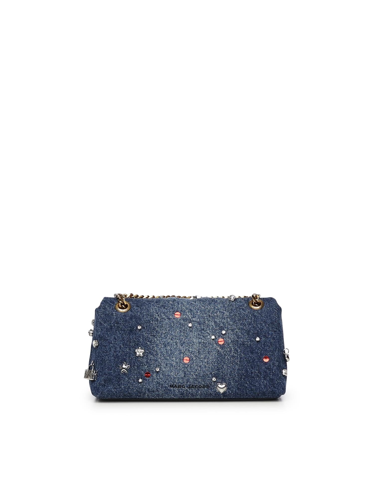Mini bag 'The dual chain' in denim 2R5SMN017S02 454 MARC JACOBS 