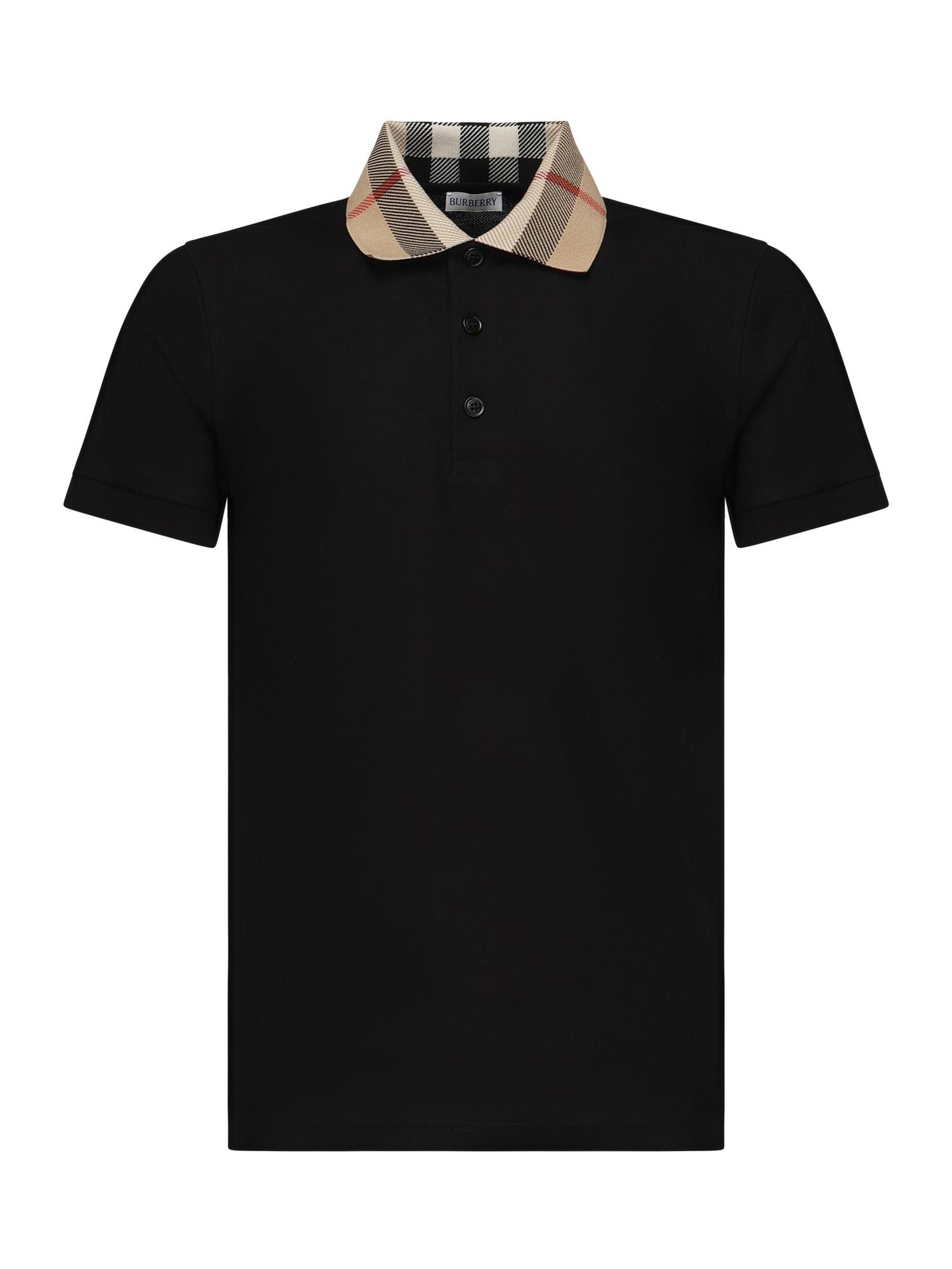 Polo Check in cotone 8071620 A1189 BURBERRY 