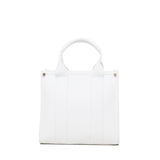 Borsa tote con ricamo 73BS7HD02 ECHO 73 BIANCO V° 73 