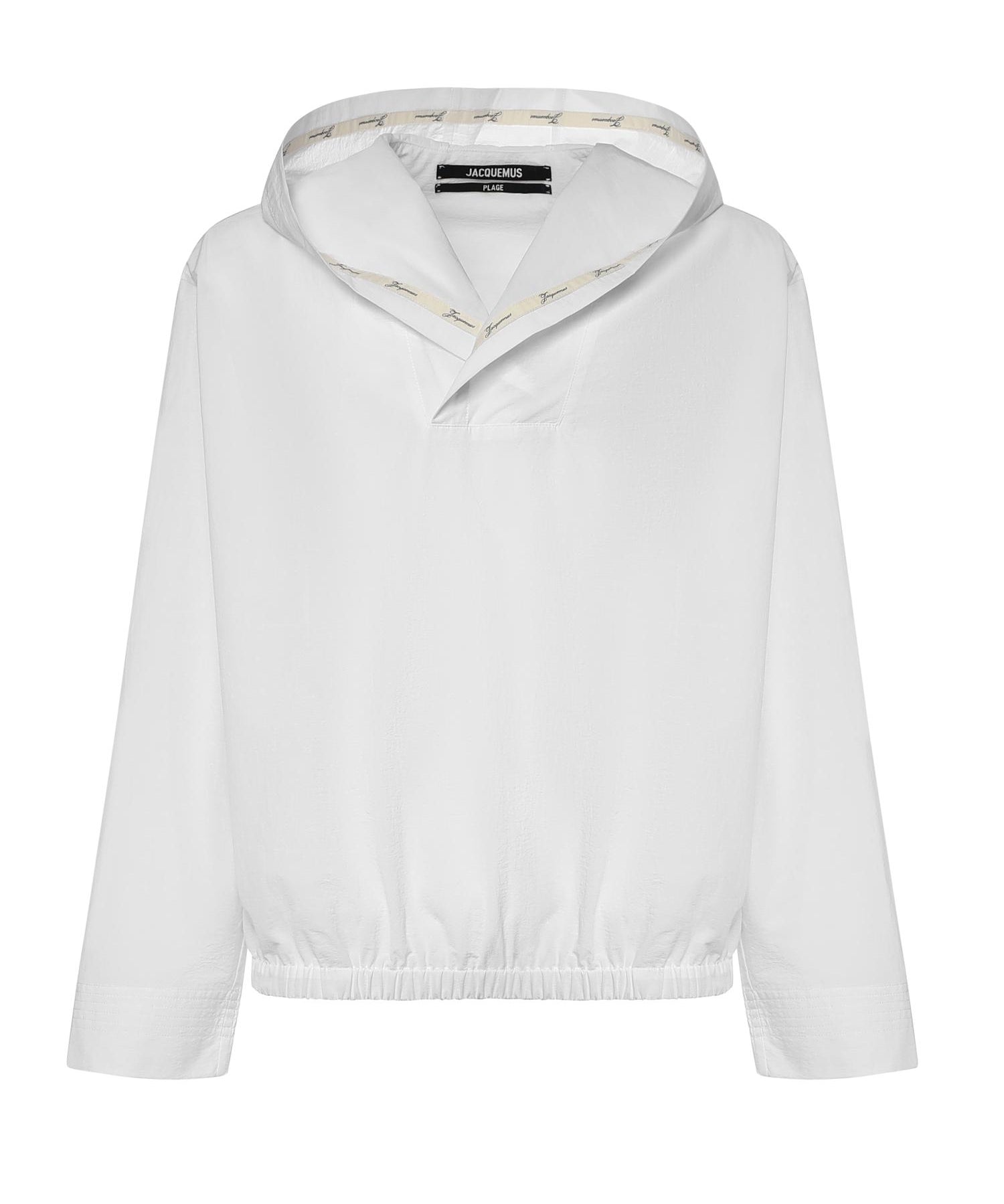 Top Marin con cappuccio in cotone TOM00554AW00777 100 JACQUEMUS 