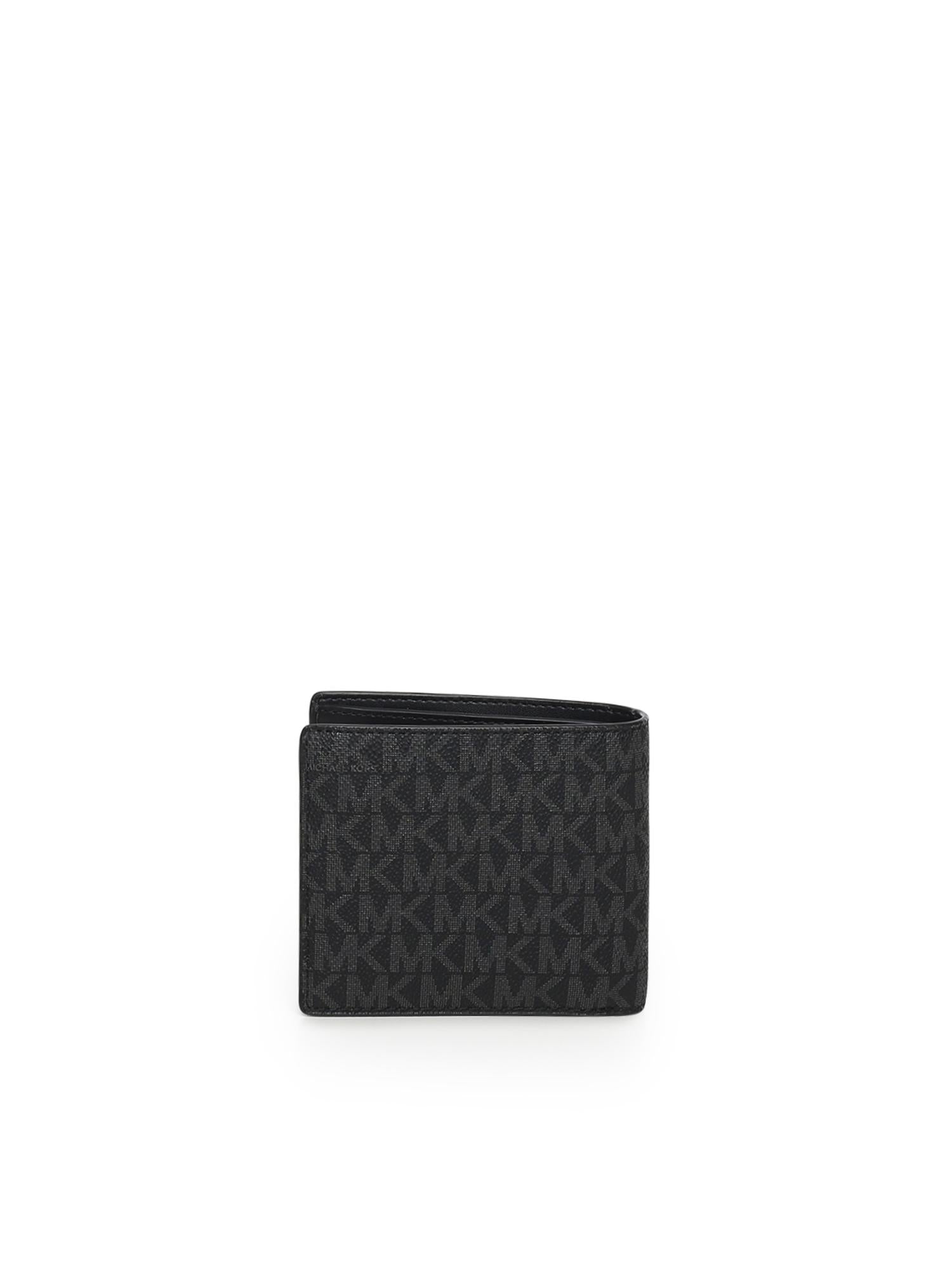 Portafoglio Greyson con logo 39F9LGYF5P 001 MICHAEL MICHAEL KORS 