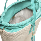 Borsa Tote Inge 73BS8VL01 INGEOFF WHITE/SMERALDO V° 73 