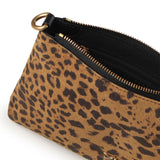 Bustina piccola a tracolla in suede leopardato 104277 A32AM35Q PINKO 