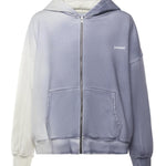 Felpa in cotone con logo SW006001 BLU BONSAI 