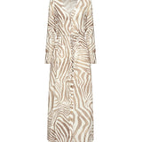 Abito animalier lungo 5GGK08 7314AP1LY MARCIANO BY GUESS 