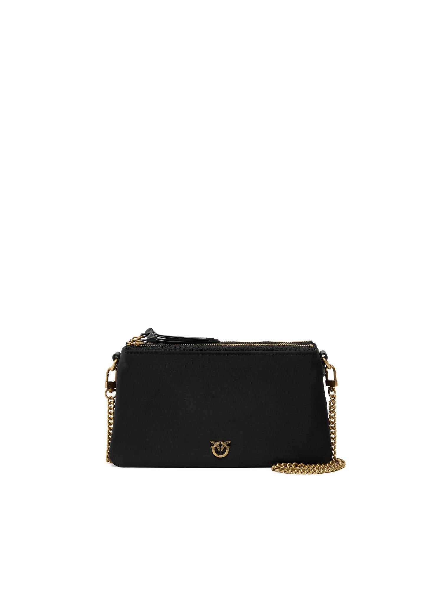 Borsa a tracolla Double Bag Mini in nylon 105359 A358Z99Q PINKO 