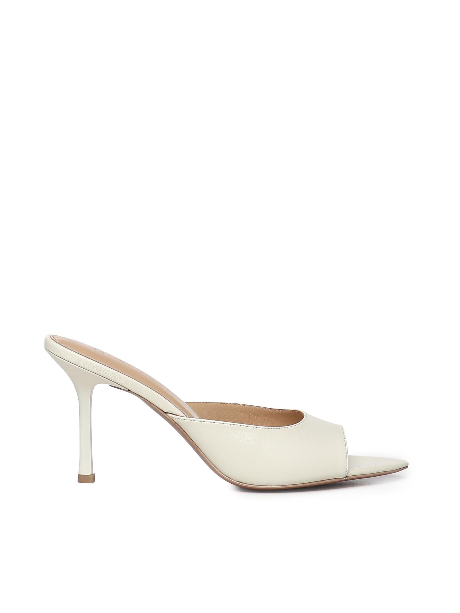 Mule Connie in nappa CONNIE NAPPAOFF WHITE GIULIANO GALIANO 