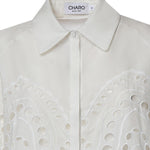 Camicia cropped Storm in cotone 263200 WHITE CHARO RUIZ 