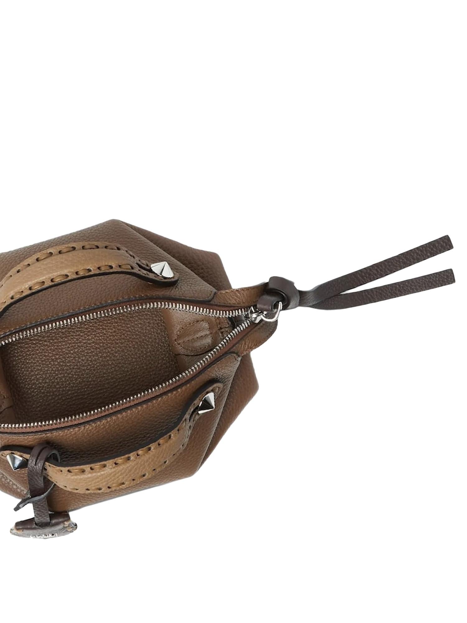 Minibag By The Way Selleria in pelle 8BS098 AV1JF1TVA FENDI 