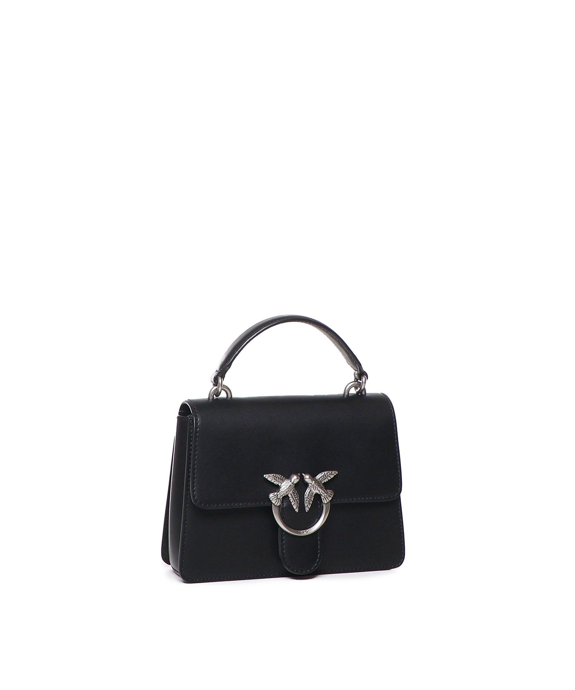 Borsa mini a mano Love Bag Top Handle in pelle 100071 A0F1Z99O PINKO 