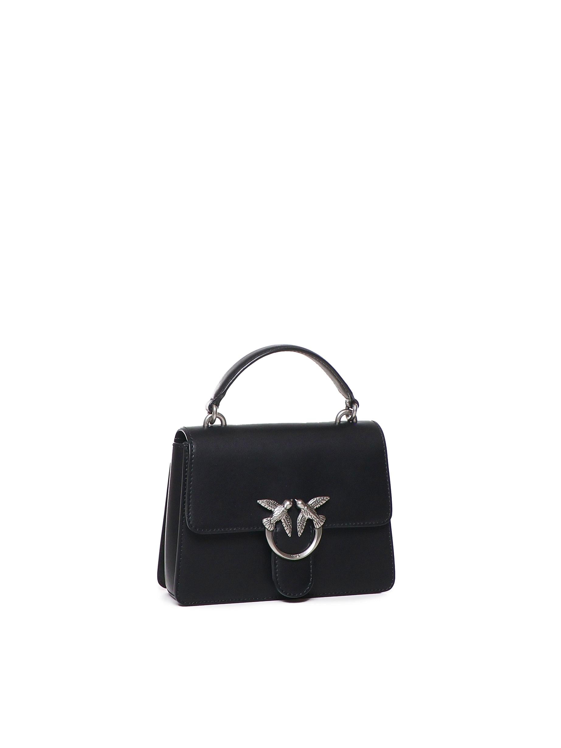 Borsa mini a mano Love Bag Top Handle in pelle 100071 A0F1Z99O PINKO 