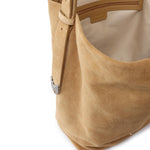 Borsa a tracolla grande Bucket Big in suede 106834 A0F6L08A PINKO 