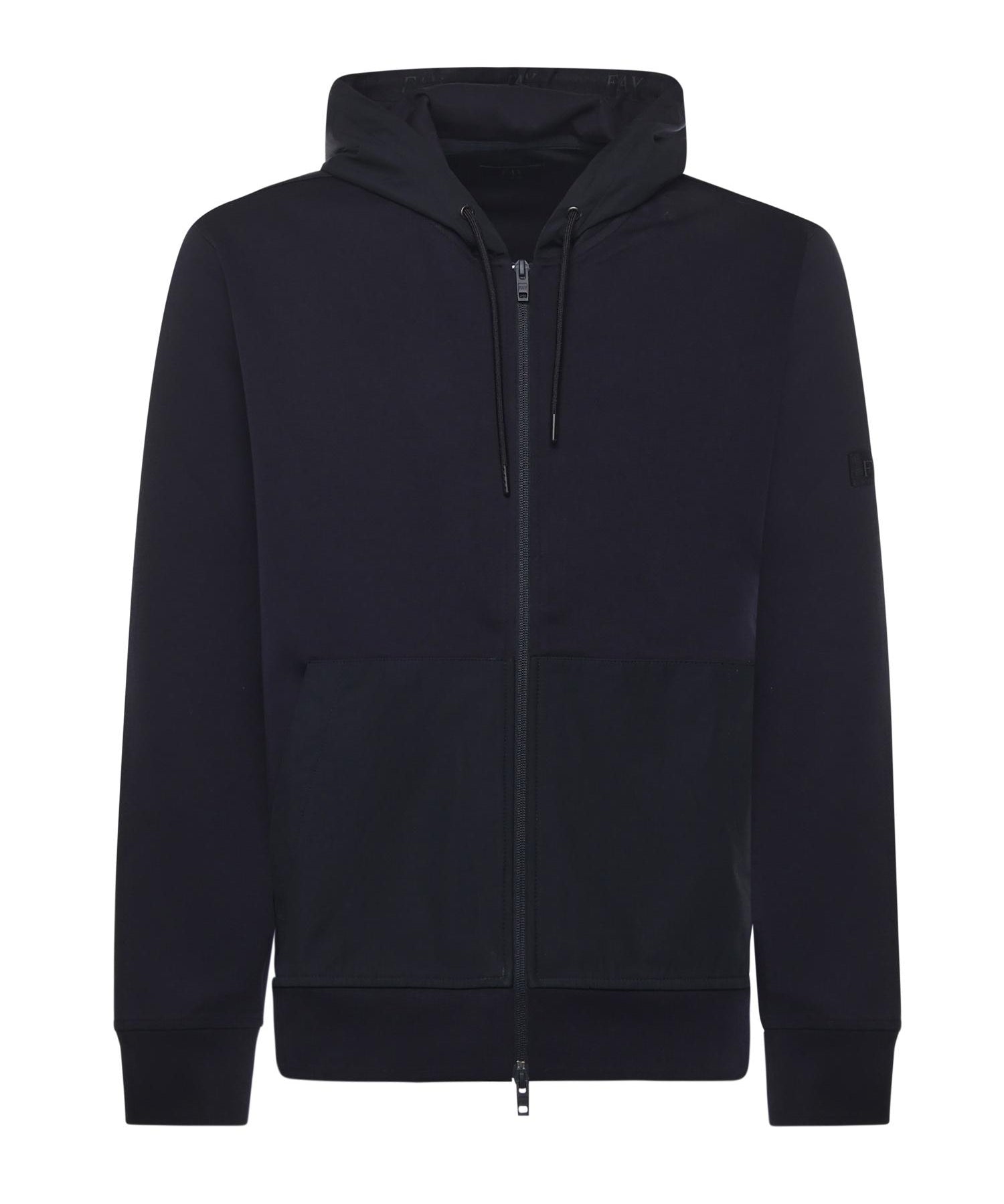 Felpa in cotone con zip NJMB5501460WZG U806 FAY 