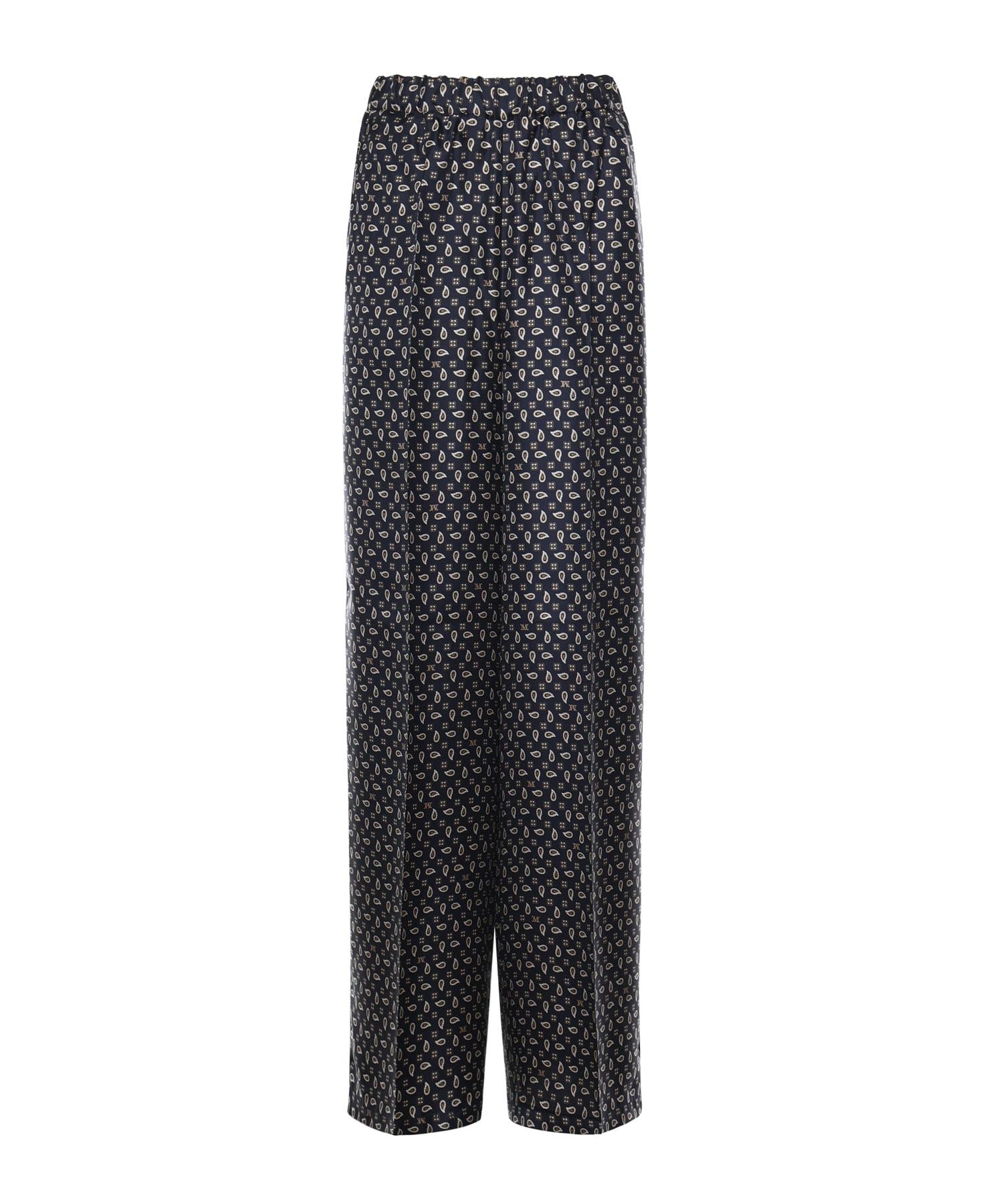 Pantalone in seta stampata 2611131131600 001 MAX MARA 