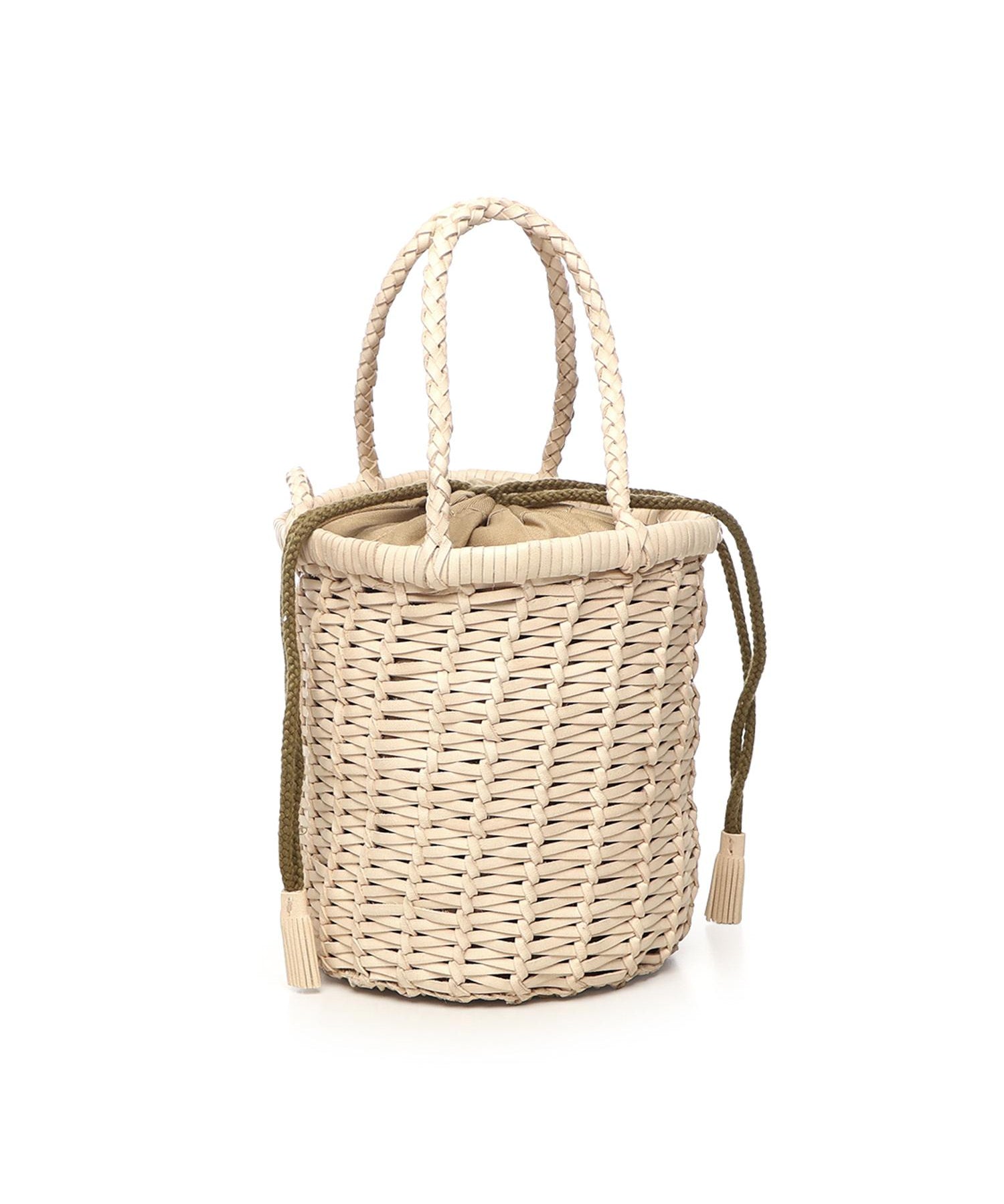 Borsa a secchiello "Lina mini" in pelle 8704 NATURAL DRAGON DIFFUSION 