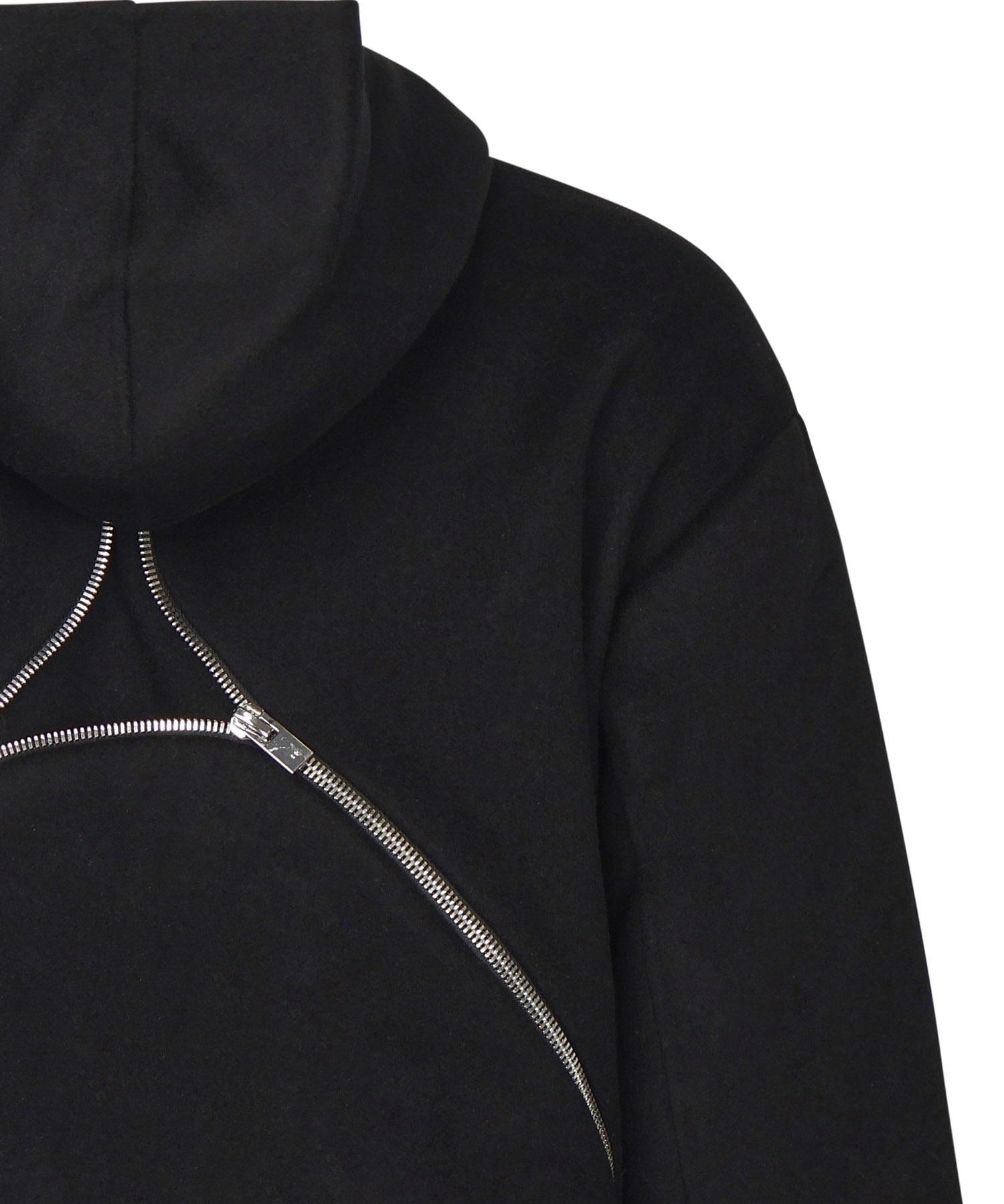 Giacca in lana con zip PREAW25M02158 BLK01 HELIOT EMIL 