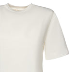 T-shirt cropped in jersey di cotone 26SSNTP-0001 BIANCO NINEMINUTES 