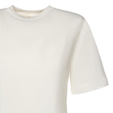 T-shirt cropped in jersey di cotone 26SSNTP-0001 BIANCO NINEMINUTES 