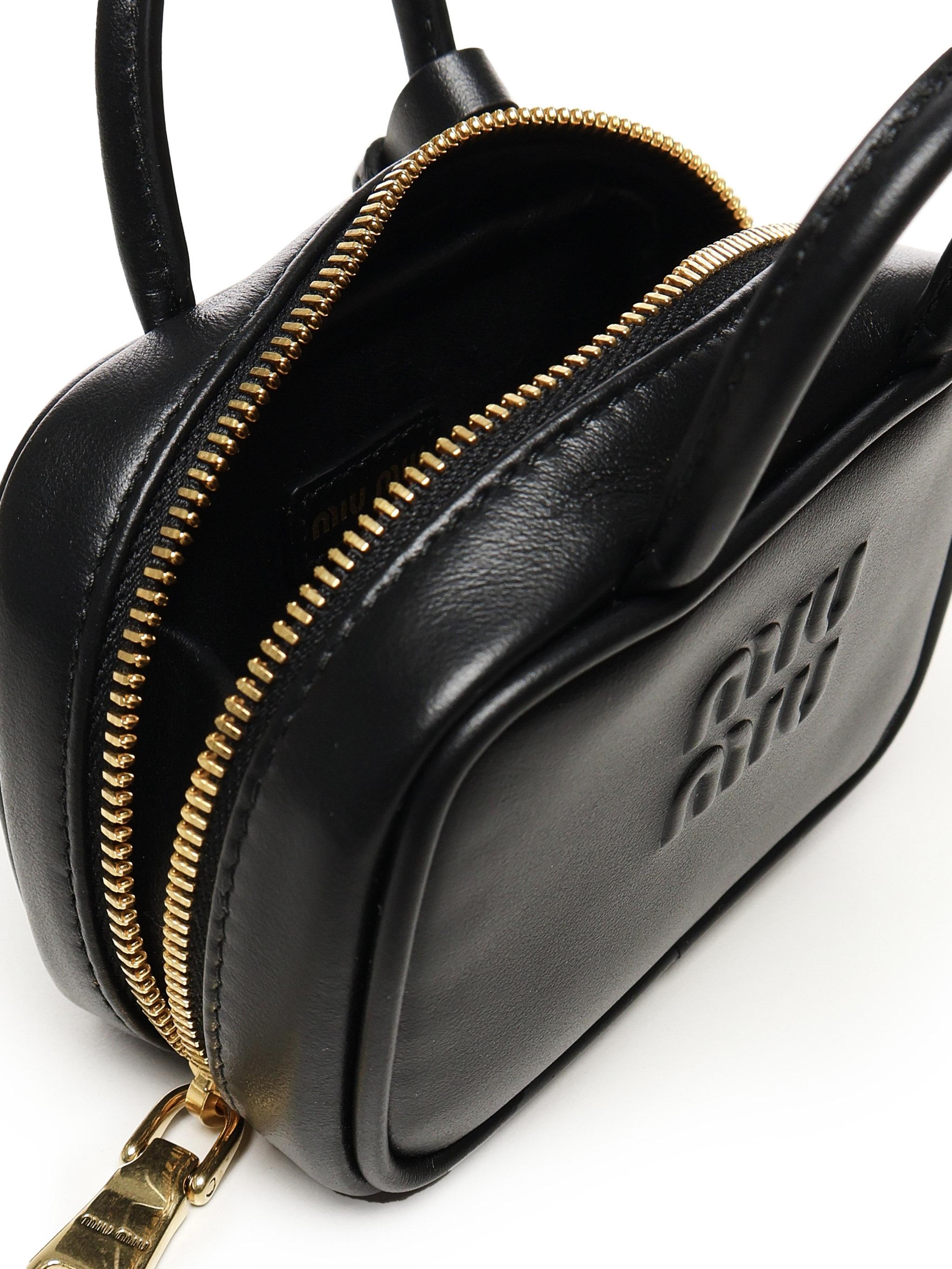 Micro borsa Beau in pelle 5NR036 AF8WF0002 MIU MIU 