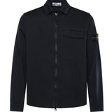 Overshirt in raso di cotone con logo L1S151200015 S0012V0020 STONE ISLAND 