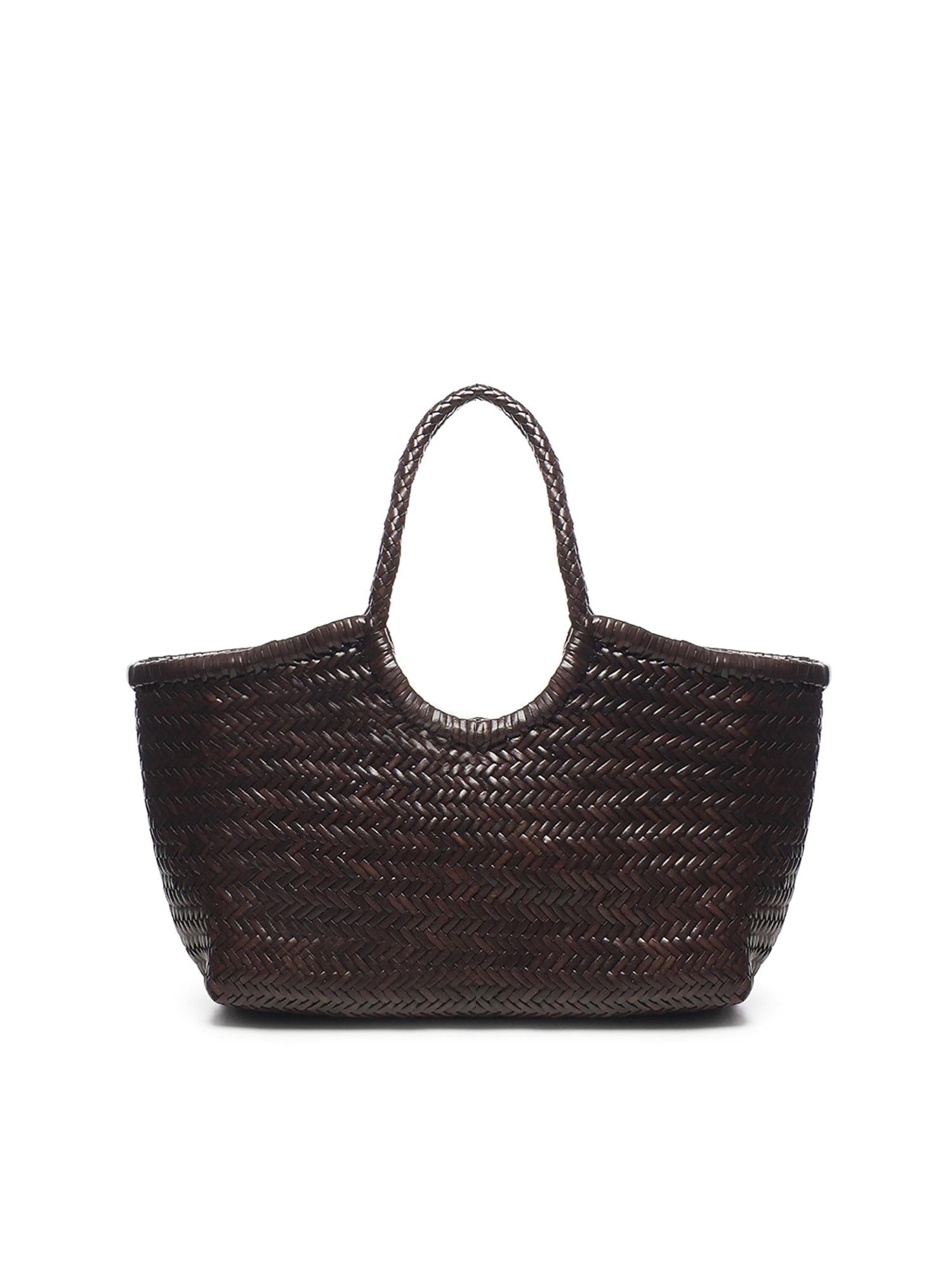 Borsa Nantucket basket big 8822 DARK BROWN DRAGON DIFFUSION 