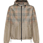 Giacca con cappuccio e Check sfumato 8118831 B9368 BURBERRY 