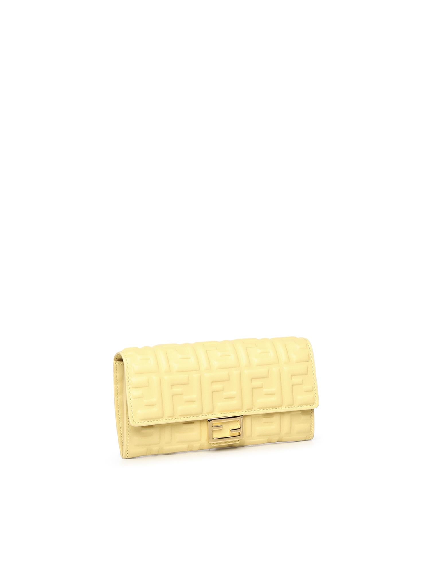 Portafoglio continental Baguette in nappa 8M0365 AAJDF1NPV FENDI