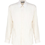 Camicia over in charmeuse di seta stretch<BR/> G5IT7T FUABFW0001 DOLCE & GABBANA 