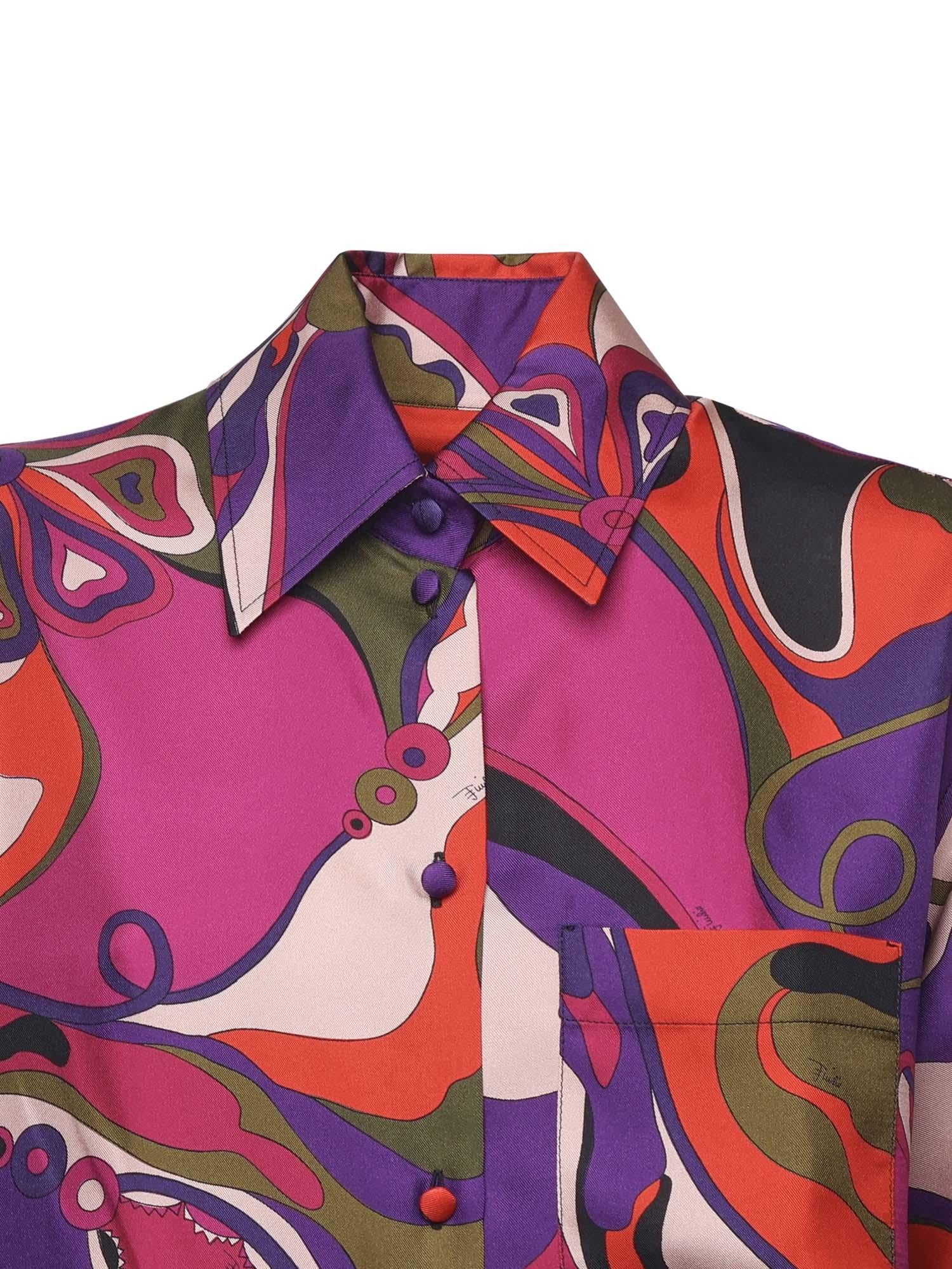 Camicia in seta 5URJ10 5U731017 PUCCI 