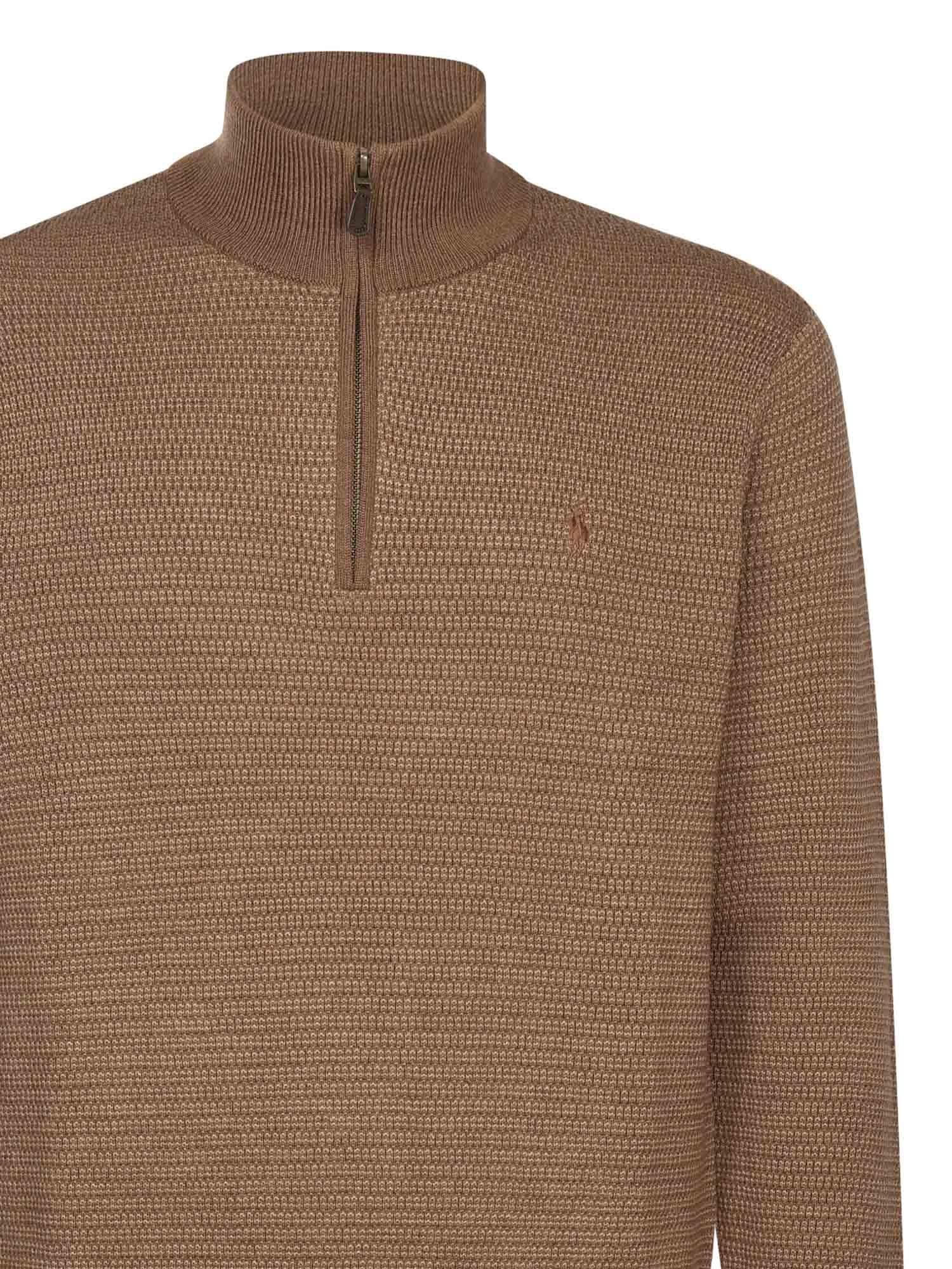 Maglia in lana con zip 710948865 002 POLO RALPH LAUREN 