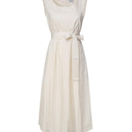 Abito con gonna a campana 3711 B 4002VANIGLIA SCARLETT G 