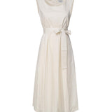 Abito con gonna a campana 3711 B 4002VANIGLIA SCARLETT G 