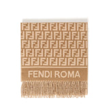 Sciarpa in lana e cashmere FF Jacquard FXT113 AQCWF0QB8 FENDI 