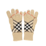 Guanti in misto cashmere Check 8114774 A2021 BURBERRY 