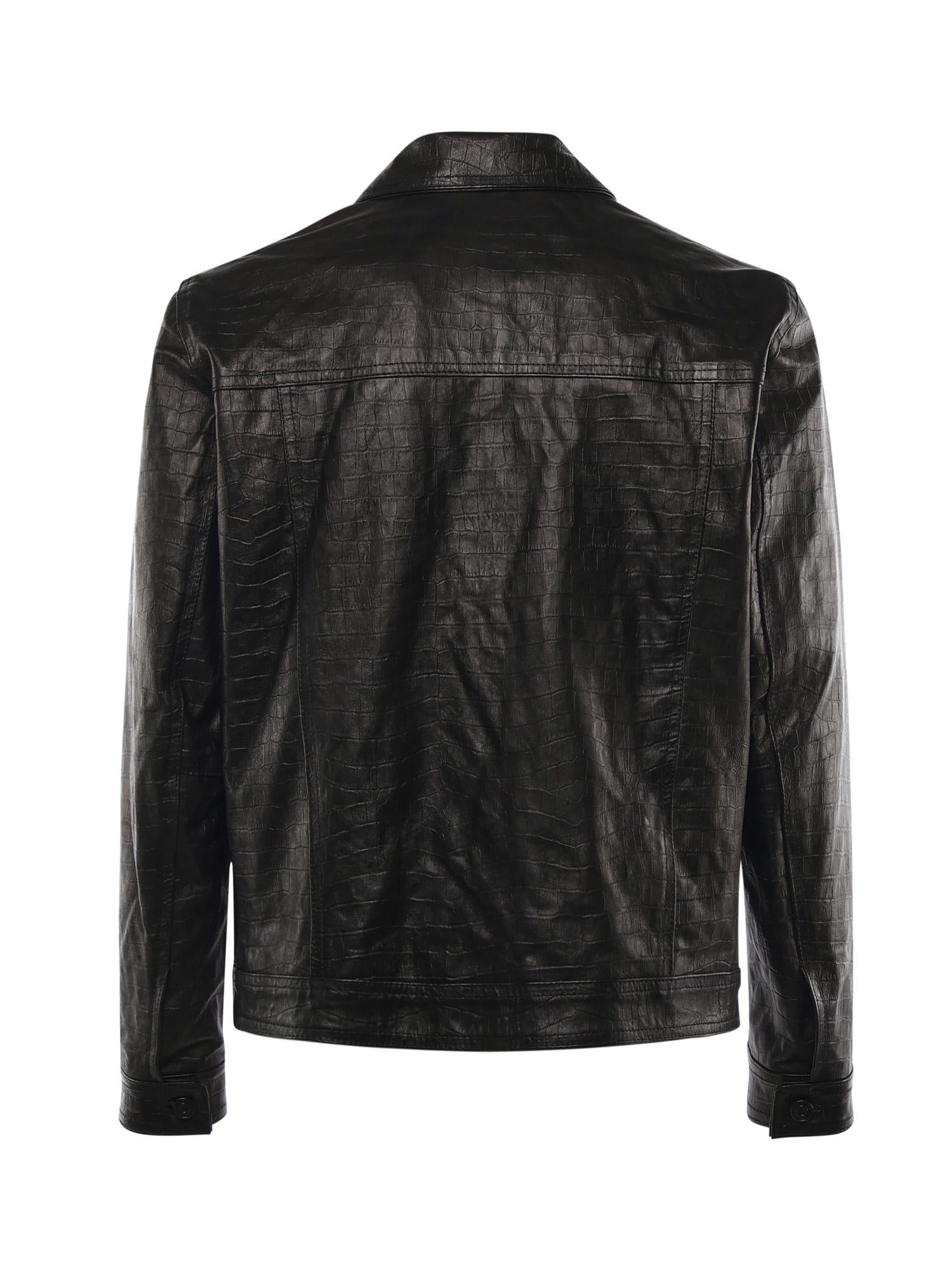 Giubbotto Julius Caesar in pelle JULIUS CAESAR COCCONERO GIULIANO GALIANO 