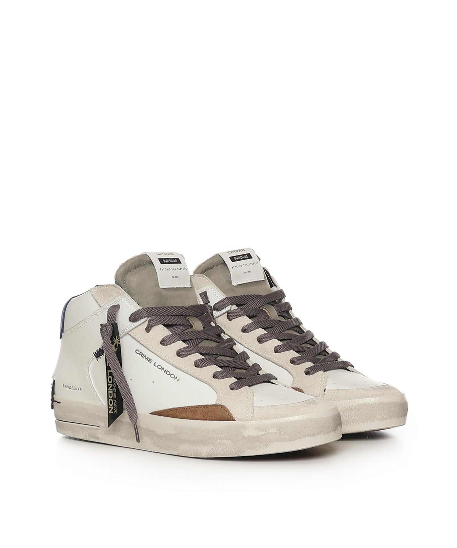 Sneaker Sk8 Deluxe Mid 11151AA8B WHITE CRIME LONDON 