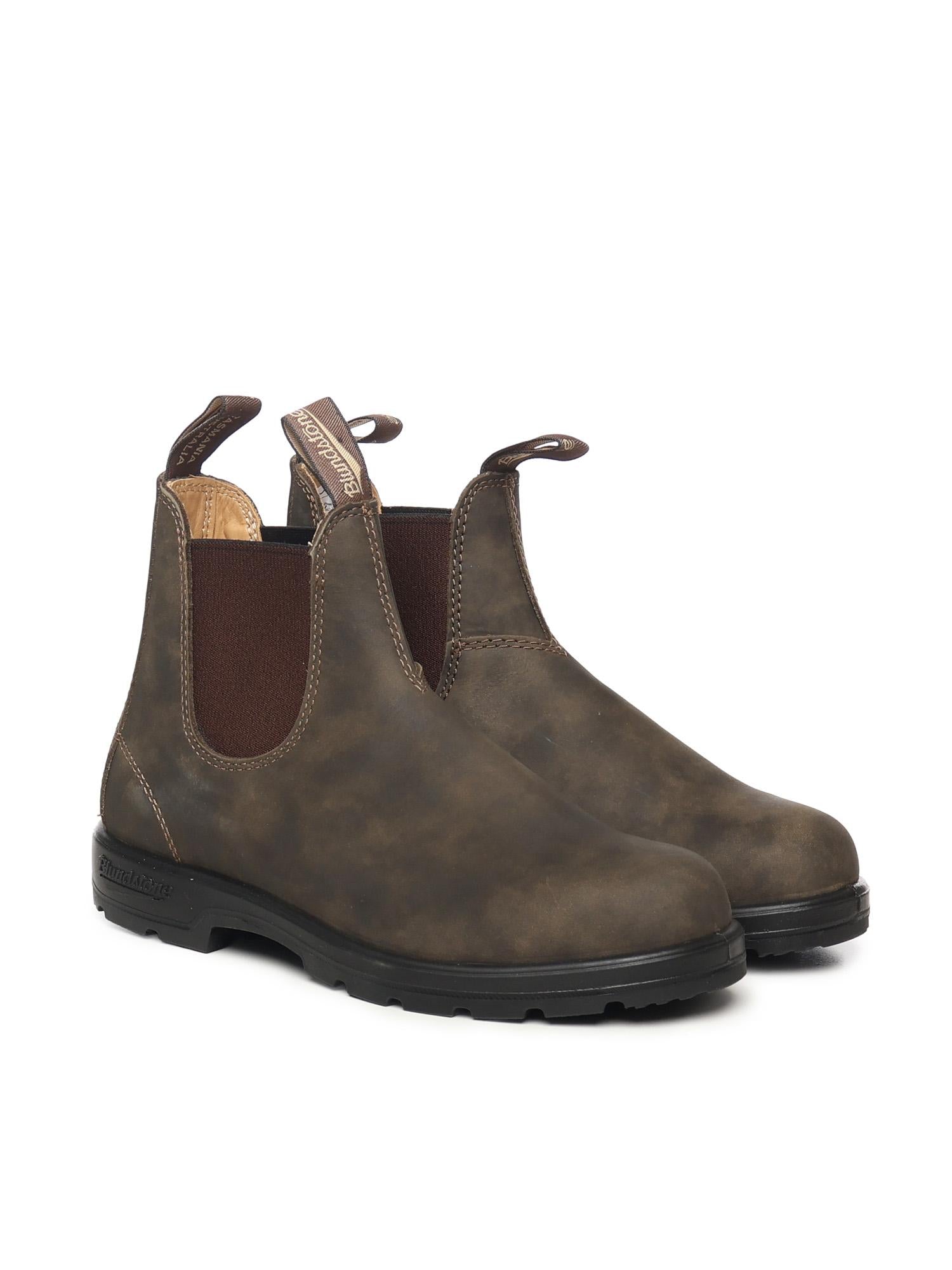 Chelsea boots in pelle 585 RUSTIC BROWN BLUNDSTONE 
