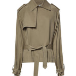 Trench cropped Elva in viscosa TRFS21992206  THE FRANKIE SHOP 
