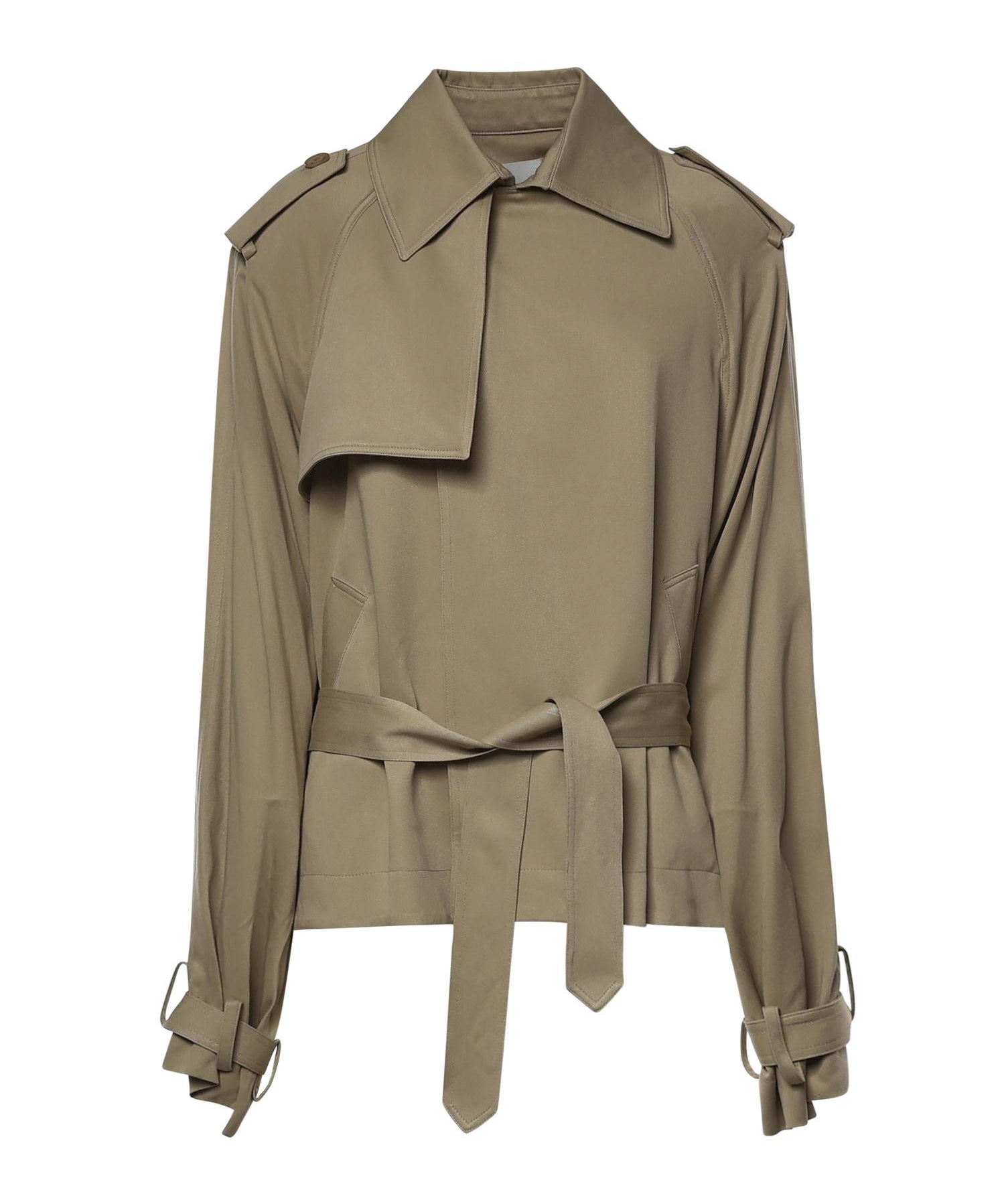 Trench cropped Elva in viscosa TRFS21992206  THE FRANKIE SHOP 