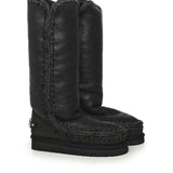 Stivali Eskimo 40 rhinestones logo MUFW101052B CBKG MOU 