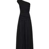 Abito midi in maglia drappeggiata RS26108M B SELF-PORTRAIT 