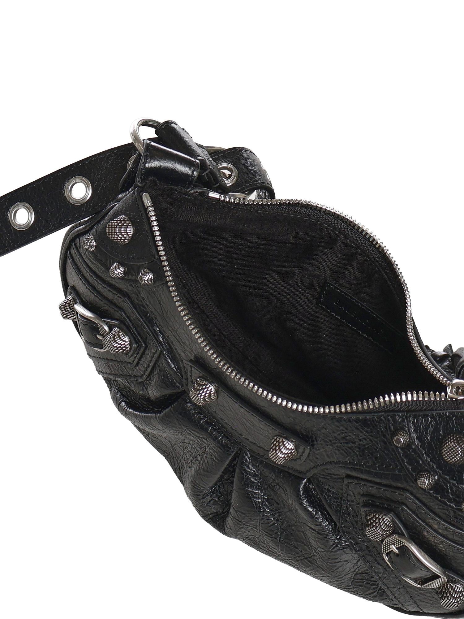 Borsa a tracolla Le Cagole XS in pelle 671309 1VG9Y1000 BALENCIAGA 